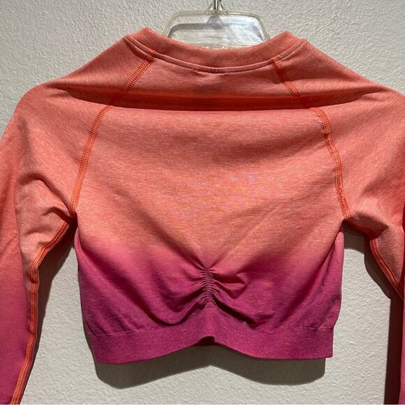 Gymshark Long Sleeve Top Seamless Adapt Ombré  SZ S* - Picture 10 of 10